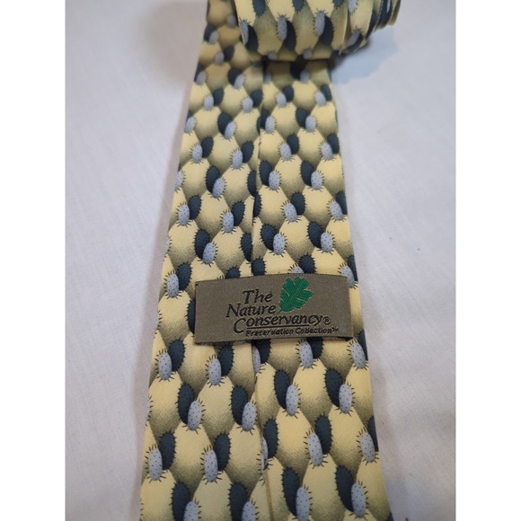 The Nature Conservancy Cactus 100% Imported Silk Tie Karen Bierce Design - Picture 4 of 5